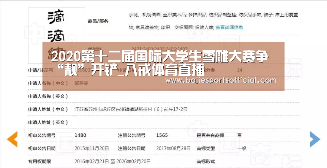 2020第十二届国际大学生雪雕大赛争“靓